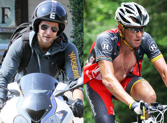 Bradley Cooper, Lance Armstrong Bradley Cooper, Lance Armstrong